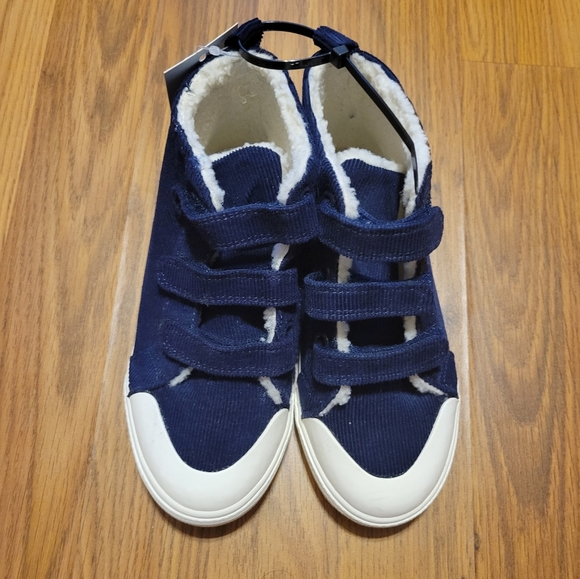 🎯nwt cat & Jack blue corduroy Roman sneaker - Picture 2 of 9